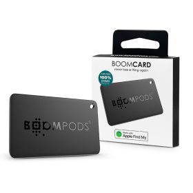   Boompods bluetooth tracker AirTag - Boompods Boomcard - fekete