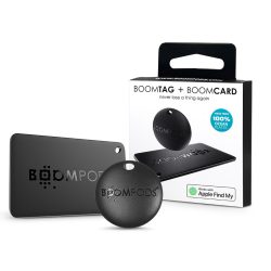   Boompods bluetooth tracker tag - Boompods Boomtag + Boomcard - 2 db/csomag - fekete