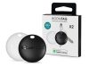 Boompods bluetooth tracker AirTag - Boompods Boomtag - 2 db/csomag - fekete/fehér
