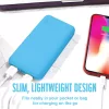 Univerzális hordozható, asztali akkumulátor töltő - Juice ECO 3 Power Bank -    2xUSB +Type-C - 10.000 mAh - világos kék