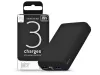 Univerzális hordozható, asztali akkumulátor töltő - Juice ECO 3 Power Bank -    2xUSB + Type-C - 10.000 mAh - fekete