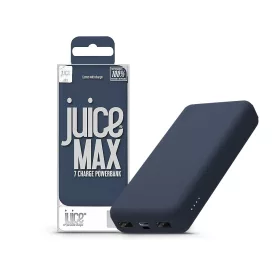   Univerzális hordozható, asztali akkumulátor töltő - Juice ECO MAX Power Bank -  2xUSB + Type-C - 20.000 mAh - kék