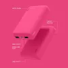 Univerzális hordozható, asztali akkumulátor töltő - Juice ECO 3 Power Bank -    2xUSB +Type-C - 10.000 mAh - rózsaszín