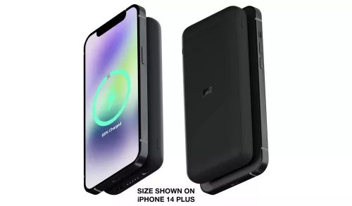 Univerzális hordozható, asztali akkumulátor töltő - Juice ECO 7 MagTec Power Bank - USB + Type-C - 20.000 mAh - fekete