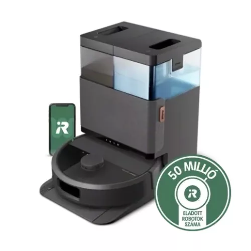 Irobot ROOMBA PLUS 505 COMBO + AUTOWASH DOCK BL robotporszívó