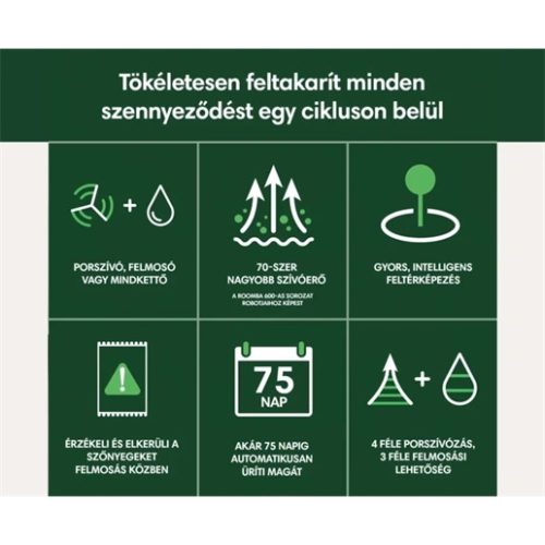 Irobot ROOMBA 105 COMBO WHITE robotporszívó