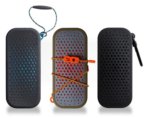 Boompods vezeték nélküli bluetooth hangszóró - Boompods Blockbaster - zöld/narancs