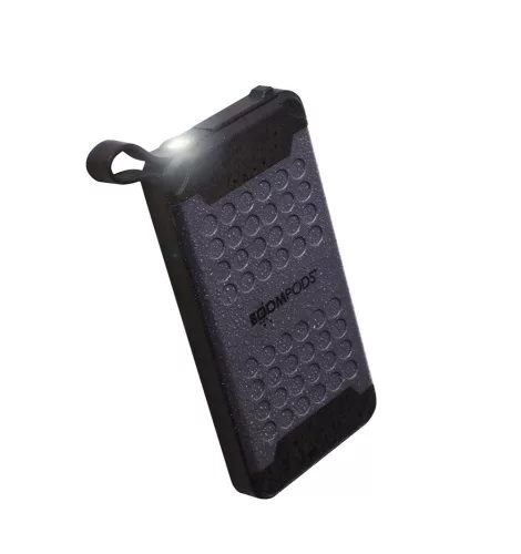 Univerzális hordozható, asztali akkumulátor töltő - Boompods Powerboom-X Power Bank - USB + Type-C + PD + QC3.0 - 10.000 mAh - szürke