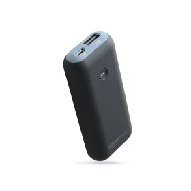   Univerzális hordozható, asztali akkumulátor töltő - Boompods Powerbomm PowerBank- USB + micro USB - 5000 mAh - kék
