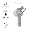 Boompods TWS Bluetooth sztereó headset v5.0 + töltőtok - Boompods Bassline Go TWS with Charging Case - fehér