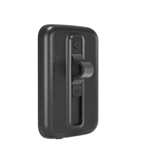 Univerzális hordozható, asztali akkumulátor töltő - Boompods MagClix PowerBank - Magnetic Wireless Charging + Type-C - 5000 mAh - fekete