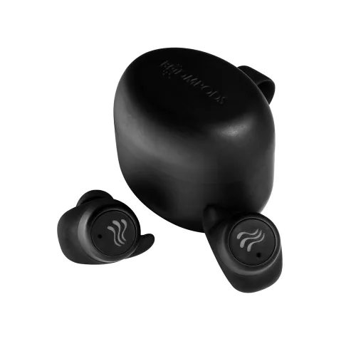 Boompods TWS Bluetooth sztereó headset v5.3 + töltőtok - Boompods Soundwave Ocean TWS with Charging Case - fekete