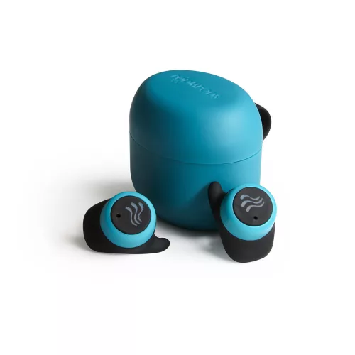 Boompods TWS Bluetooth sztereó headset v5.3 + töltőtok - Boompods Soundwave Ocean TWS with Charging Case - kék