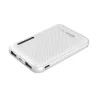 Univerzális hordozható, asztali akkumulátor töltő - Boompods Obi PowerBank - 2xUSB + Type-C + micro USB - 5000 mAh - fehér