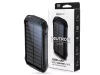 Univerzális hordozható, asztali akkumulátor töltő - Boompods Neutron Solar PowerBank - 2xUSB + Type-C - 10.000 mAh - fekete