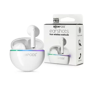   Boompods TWS Bluetooth sztereó headset v5.3 + töltőtok - Boompods EarShots TWS with Charging Case - fehér