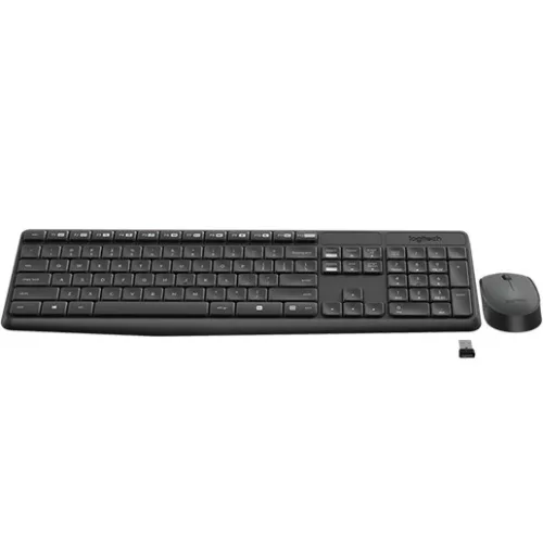 Logitech MK235 HU FEKETE billentyűzet + egér