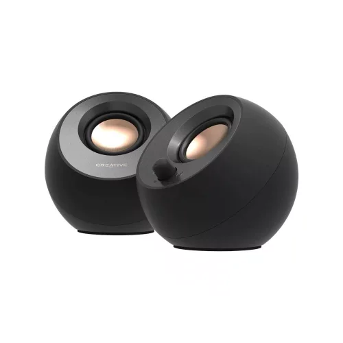 Creative Pebble V3 hangszóró - USB-C, Bluetooth, fekete