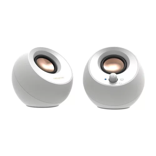 Creative Pebble V3 hangszóró - USB-C, Bluetooth, fehér