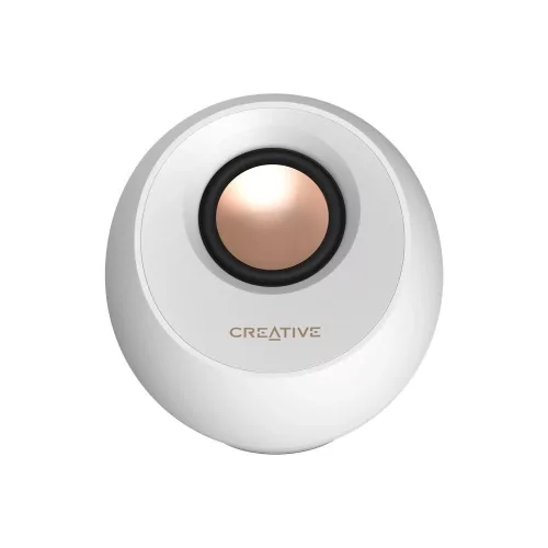 Creative Pebble Pro hangszóró - USB-C, Bluetooth, fehér