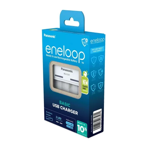 eneloop BQ-CC61USB AA/AAA akkumulátorok töltésére USB csatlakozás