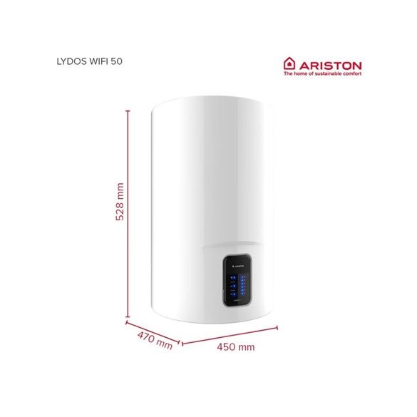 Ariston LYDOS WIFI 50 V 1,8K EU vízmelegítő
