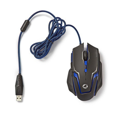 Nedis GMMP200BK gamer egér és egéralátét-készlet