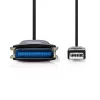 Nedis CCGP60880BK20 usb kábel nyomtató