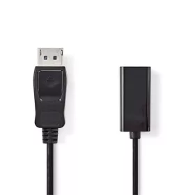 Nedis CCGB37150BK02 displayport - hdmi kábel 0,2 m