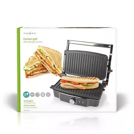 Nedis KAGR131FSR kontakt grill