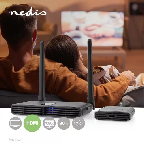 Nedis VTRA3460GY wireless HDMI jeladó