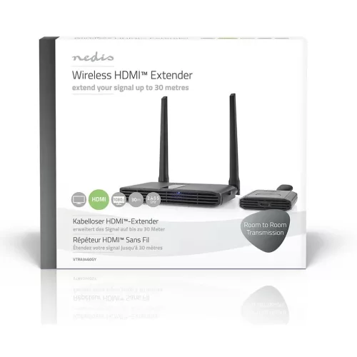 Nedis VTRA3460GY wireless HDMI jeladó