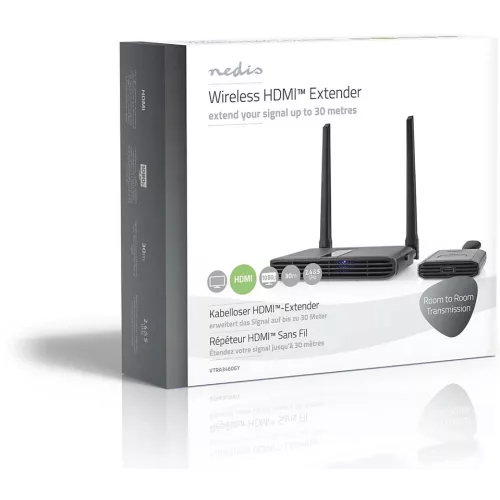 Nedis VTRA3460GY wireless HDMI jeladó