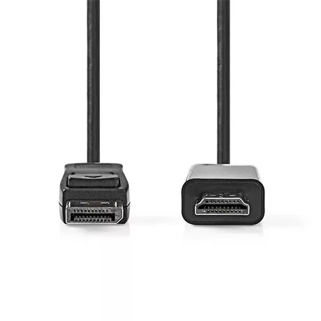 Nedis CCGL37100BK10 displayport - hdmi kábel