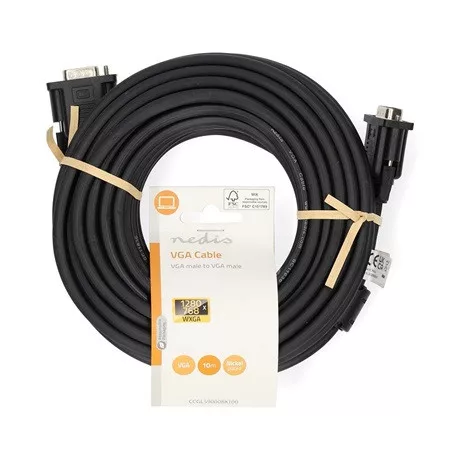 Nedis CCGL59000BK100 vga kábel 10 m