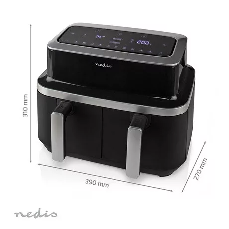 Nedis KAAF320BK forrólevegős sütő