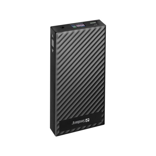 Sandberg Akkubank - Powerbank 30000 AlwaysOn DC+PD (2x USB-C PD(100W), USB-A3.0 (QC), AlwaysOn)