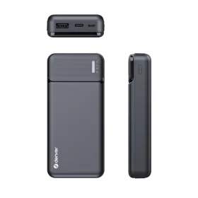   DENVER PBS-10007 10000 mAh Micro USB vagy USB-C powerbank - fekete