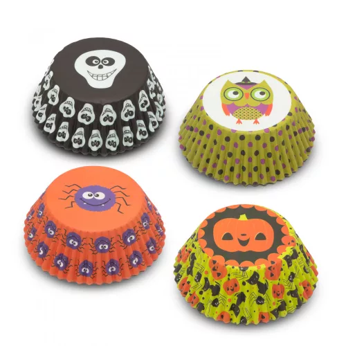 Muffin papír szett - halloween - 100 db / csomag (57168W)