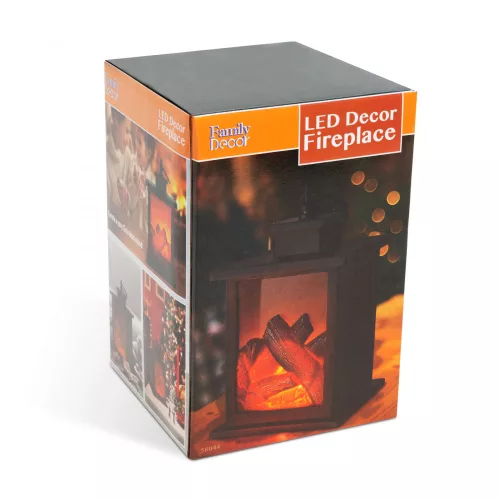 Family Pound LED dekor kandalló - elemes (58044)