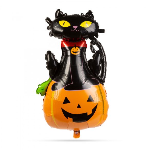 Halloween lufi - macska és tök (58080D)