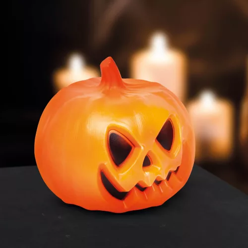Halloween-i töklámpás - LED-del, hangeffekttel (58111)