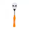 Halloween-i LED lámpa - rugós koponya - elemes (58112C)