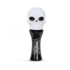 Halloween-i LED lámpa - koponya - elemes (58113C)