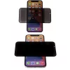 Apple iPhone 14 Pro üveg képernyővédő fólia - Privacy Glass Full Glue - 1       db/csomag