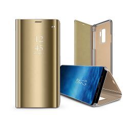   Smart Clear View oldalra nyíló flipes tok - Samsung SM-A546 Galaxy A54 5G - arany
