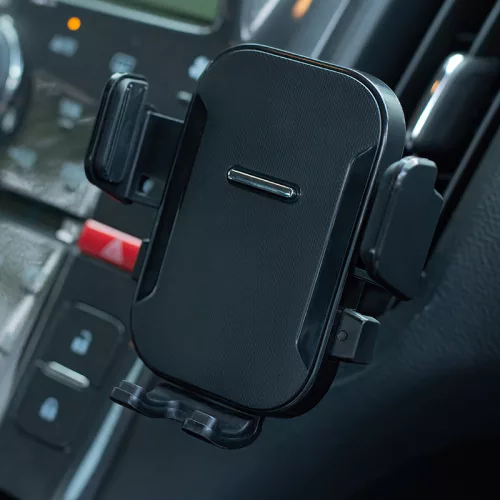 Maxlife univerzális műszerfalra / szélvédőre helyezhető / szellőzőrácsba        illeszthető autós tartó - Maxlife MXCH-07 Car Holder - fekete