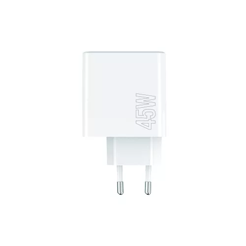 Maxlife MXTC-07-45ACC PD+QC 45W gyorstöltő adapter 2xType-C + USB - fehér
