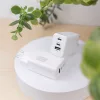 Maxlife MXTC-08-65ACC PD+QC 65W gyorstöltő adapter 2xType-C + USB - fehér