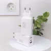 Maxlife MXTC-08-65ACC PD+QC 65W gyorstöltő adapter 2xType-C + USB - fehér